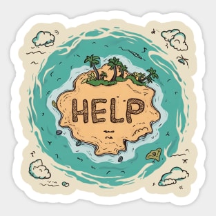 Nature's Call: Island SOS Comedy! Sticker